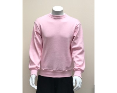 Mens Rib Crew Pink